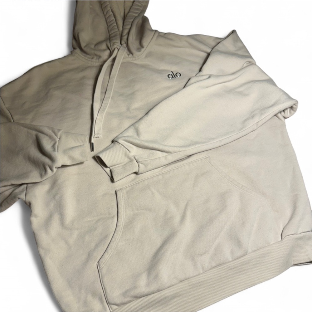 Alo Accolade Hoodie and Sweatpants Set Bone - Picture 3 of 16